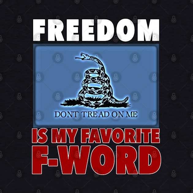 Favorite F-Word (Red, White, & Blue Design) by Aeriskate